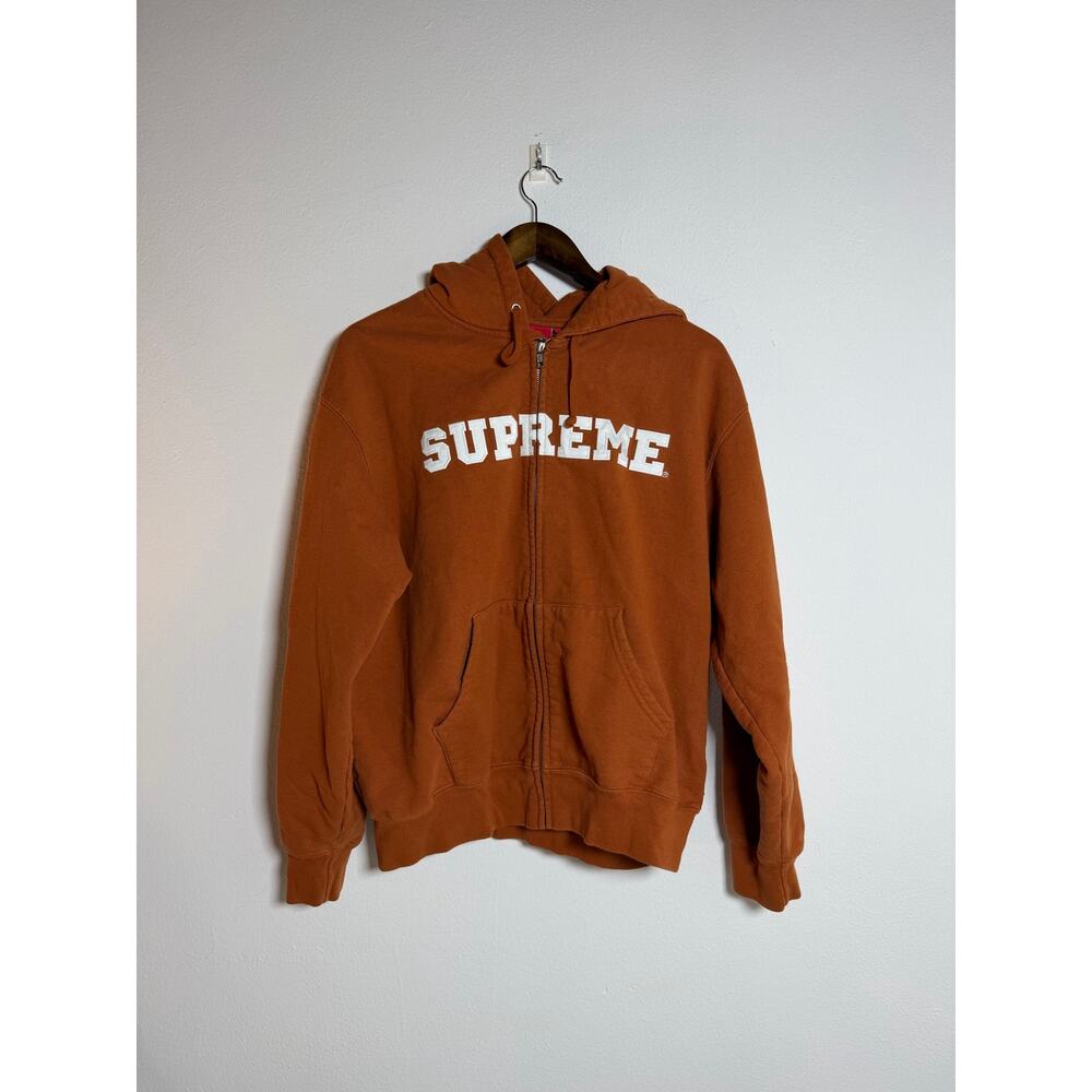 Supreme Collegiate Applique Zip Up Hooded Sweatshirt FW25